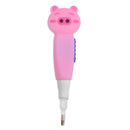 5D DIY Diamond Painting Cross Stitch 1 Head Point Drill Pen with Light(Pig) A