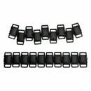 50Ã—Plastic Side Release Buckles For Webbing Pet Collar 3\8,Inch Clips Strap I3R0