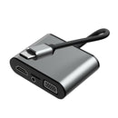 USB Type-C Hub USB 3.0 VGA Adapter Cable PD Charge Splitter for Macbook Pro