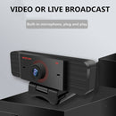 2K USB Webcam with Mic Microphone for Conference Online Teaching Skype PC
