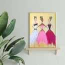 DIY Full Drill Diamond Painting Three Girls 5D Rhinestone Art Mosaic Kits