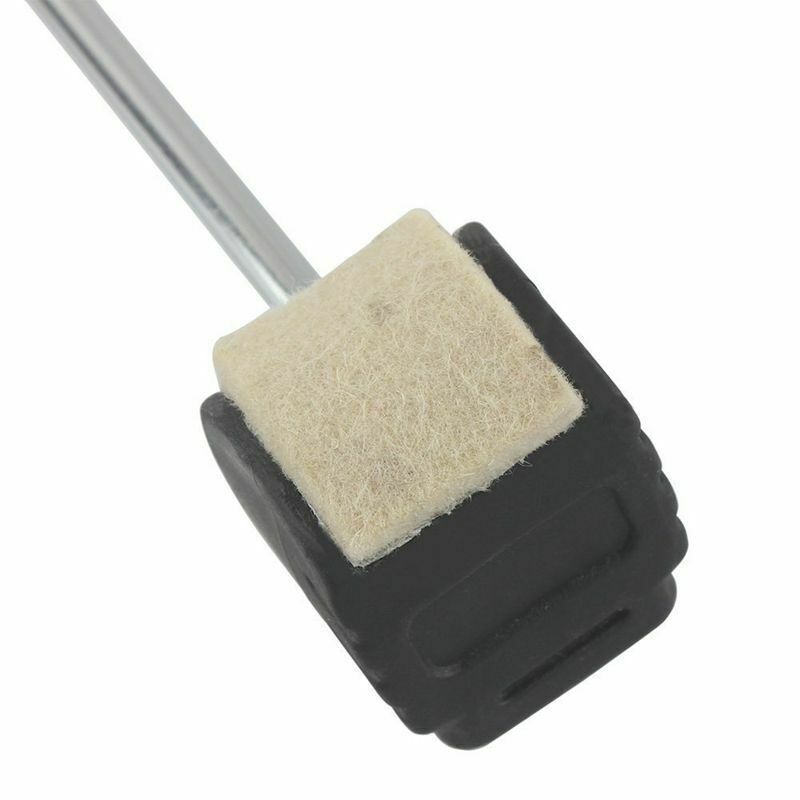Bass Drum Pedal Beater Wool Felt Stainless Steel Handle Percussion Instrume