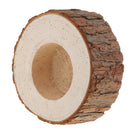 Rustic Log Wood Candle Holder Table Centerpiece Decoration Tea Light Holders