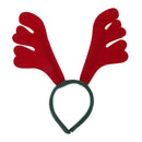 Christmas Hairpin Headband Headdress Tiara Cute Christmas Elk Red Deer Horn A