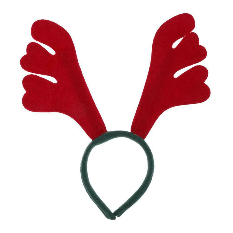 Christmas Hairpin Headband Headdress Tiara Cute Christmas Elk Red Deer Horn A