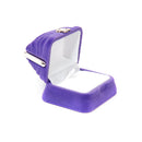 Velvet Ring Jewelry Display Storage Box Gift Case Holder Organizer - Purple