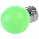 E27 LED Light Warm Green Bulb Plastic Bulb (0.5W Power, Green)