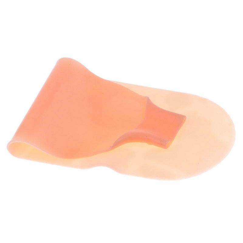 Silicone Gel Thumb Wrist Support Glove Tenosynovitis Spasms Brace Wrap Nude