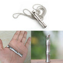 Stainless Steel Whistle Wild Survival Whistle Lifesaving Equipment