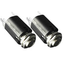 2pcs Bass Repair EQ Pickup 6.35mm Input Guitar Endpin Jack Acoustic Luthier