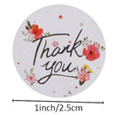 500 Pcs/Roll Round Thank You Stickers Seal Labels  Stickers Labels for PartSEAU