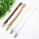 Baby Toddler Dummy Pacifier Clip Soother Nipple Clip Brown Yellow Beige