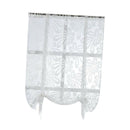 Beauty Floral Tie Up Roman Curtain Shade Small Window Voile Drape Sheer