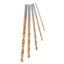 100 Pcs HSS 1.0mm-3.0mm Titanium Coated Drill Bit Set for Metal Wood Plastic
