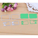 4pcs Cat Message Box Metal Cutting Die Scrapbooking Stencil DIY Album Decor