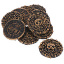 10x Plastic Pirate Treasure Coins Kids Toys Game Coins Halloween Party Props 3C