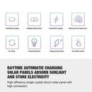 Solar Power Motion Sensor Light Outdoor Garden Floodlight-Security 100LED L Q7V0