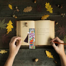 DIY Special Shaped Diamond Painting House Leather Bookmark Tassel Marker A