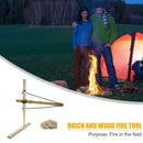 Bow Drill Friction Fire Starter Firemaking Tools Outdoor Survival Props
