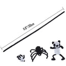200 Pieces Black and White Pipe Cleaners Chenille Stem 6 mm x 12 Inch Safe