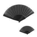 Portable Fan Plastic Frame Fabric Nylon Black A9U4