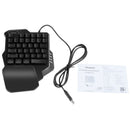 G30 1.6m Wired Gaming Keypad with LED Backlight 35 Keys One-handed Membrane