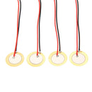 12pc 27mm Piezos With Leads - Cigar Box Guitar Pickups  Drum Triggers SN9F