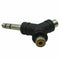 2x Audio Splitter 1 Stereo 6.35mm 1/4 inch Male Plug to 2 RCA Female Jack Y U5R9