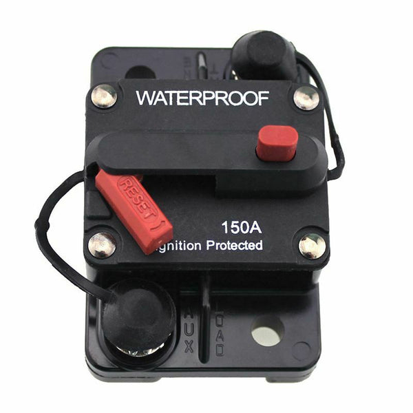 150 Amp Circuit Breaker Marine Rated Power with Manual Reset Waterproof U4F3