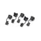 20pc 6N-4 Strain Relief Bushing SJT 18AWG T=0.5~1.6mm Nylon 66 Black JR