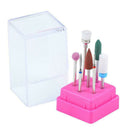 7pcs Manicure Ceramic Alloy Grinding Head Set for Nail Art Polish Pedicure Tool