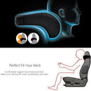 1Pcs Pu Leather Auto Car Neck Pillow Memory Foam Pillows Neck Rest Seat Hea
