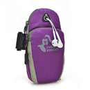 Sports Running Jogging Gym Armband Bag Case Cover Holder(purple) A