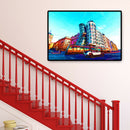 Colorful Street View Paper Puzzles 1000pcs Adults Kids Jigsaw Assemble Toys