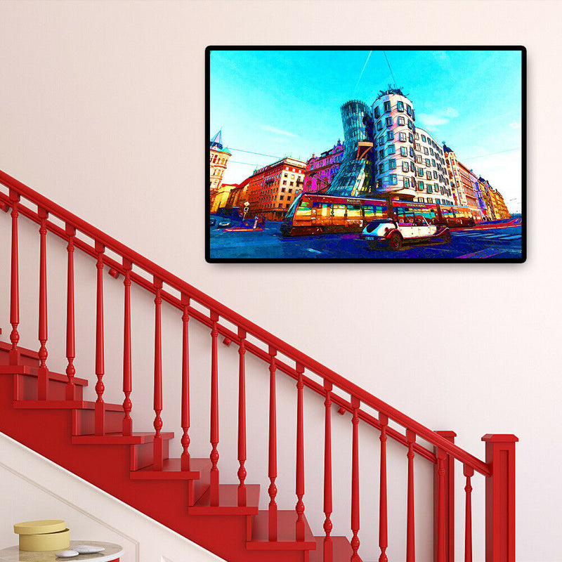 Colorful Street View Paper Puzzles 1000pcs Adults Kids Jigsaw Assemble Toys