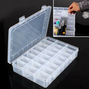 24 Compartment Slot Storage Box Practical Adjustable Plastic Case For Bead