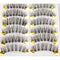10 pairs of false eyelashes long fiber reusable Eyelash eyes makeup B3C3