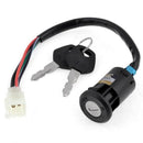 Key Switch Scooter ATV Moped Go Kart Electric Motorcycle Bike Lock for CG12 F2S5