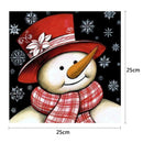 5D DIY Full Drill Diamond Painting Christmas Snowman Cross Stitch Embroider
