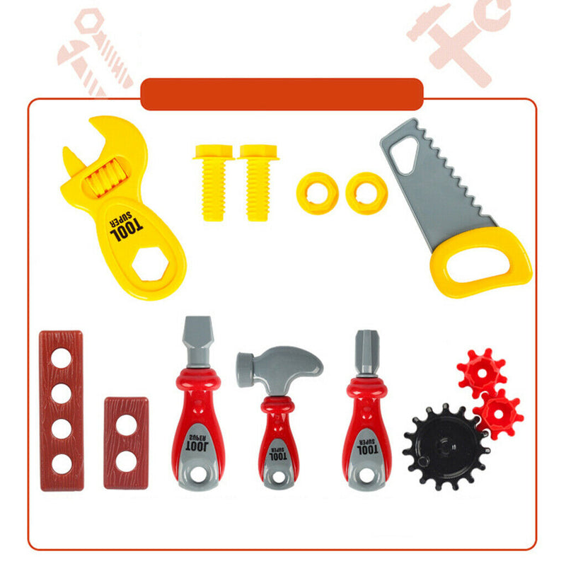 Construction Tools Set Suitcase Great Pretend Play Toys for Boys Toddlers