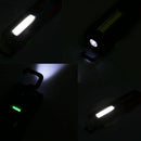 USB Rechargeable 3W COB LED Work Light Magnetic Emergency Flashlight Torch,