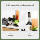 Punch Free 360 Degrees Rotated Kitchen Hooks Plastic Handbag Clothes Ties B
