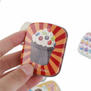 practical square iron box storage box wedding seal jewelry pill cases tin box 3C