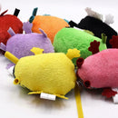Funny Cat Chew Toys Colorful Canvas Mouse Mice Catmint Catnip Stuffed Cat T U5I9