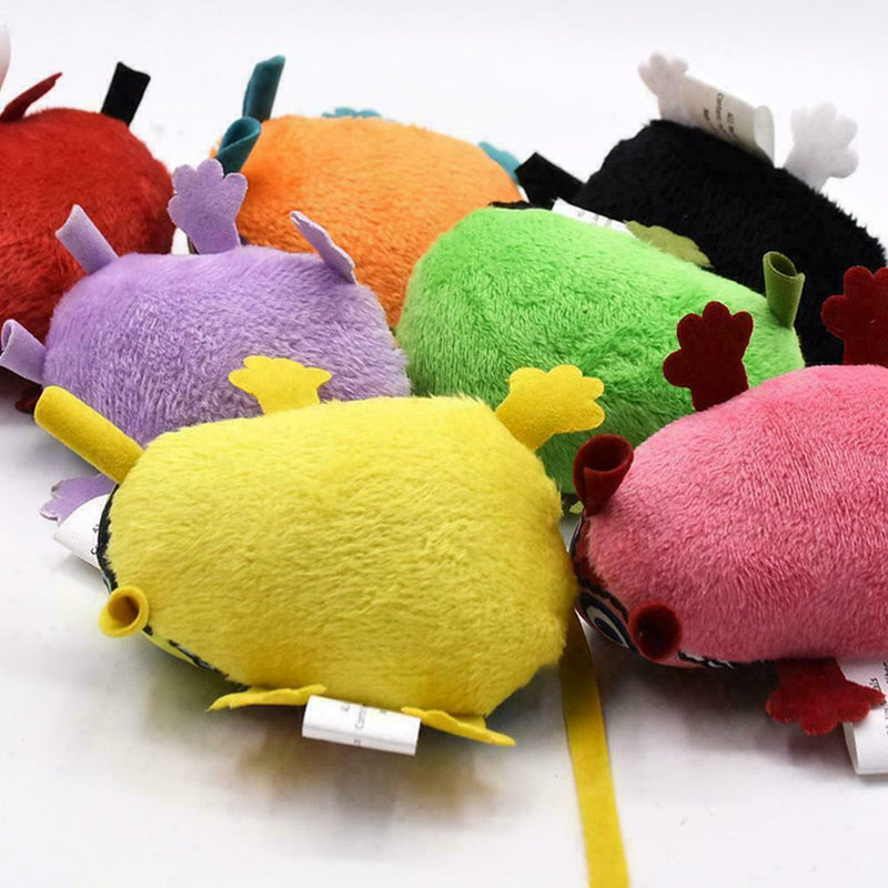 Funny Cat Chew Toys Colorful Canvas Mouse Mice Catmint Catnip Stuffed Cat T U5I9