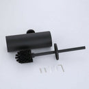 Bathroom Toilet Brush Holder Matt Black, 304 Stainless Steel Toilet Brush W
