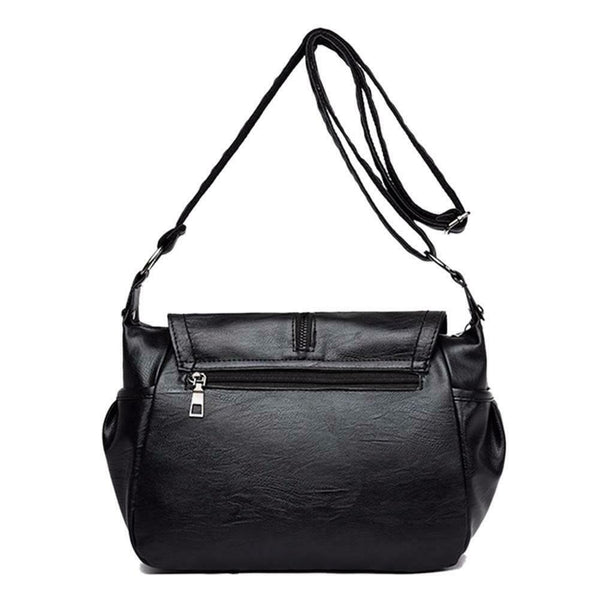 Tassel Women Casual Messenger Handbags Big Capacity Shoulder PU Leather Bag