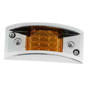 Plastic Amber LED Side Marker Fender Light for Truck Trailer Sealed Light Lens