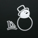 Snowman DIY Metal Stencil for Scrapbook Embossing Craft Cutting Die Decor