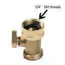 Water Hose Turn Off Valve 3/4 Inch Extreme Duty Garden Hose on Off Valve Ga I7T7